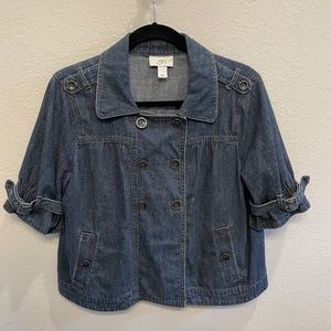 Denim Jacket - Ann Taylor Loft - Large